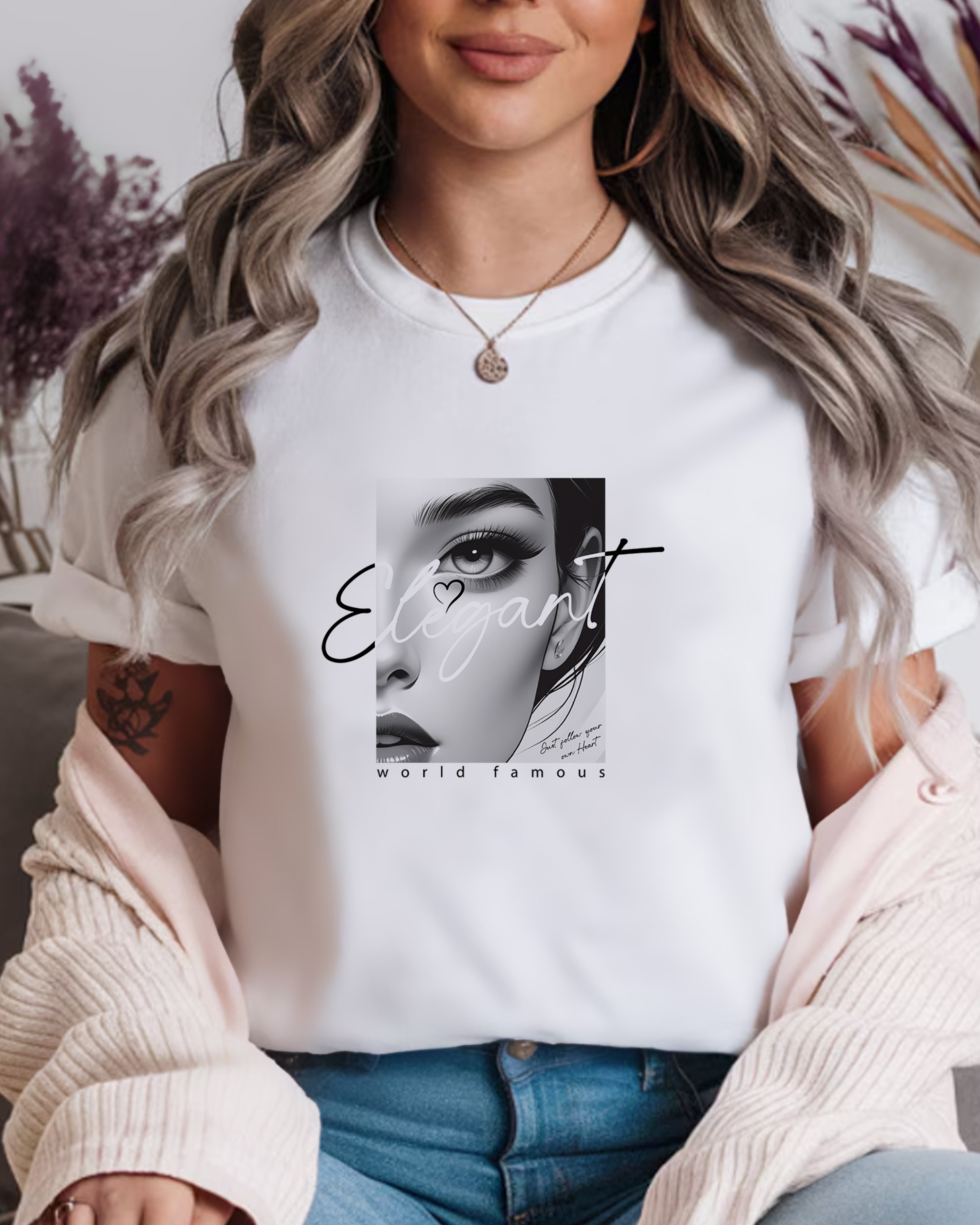 Tricou dama Elegant, alb