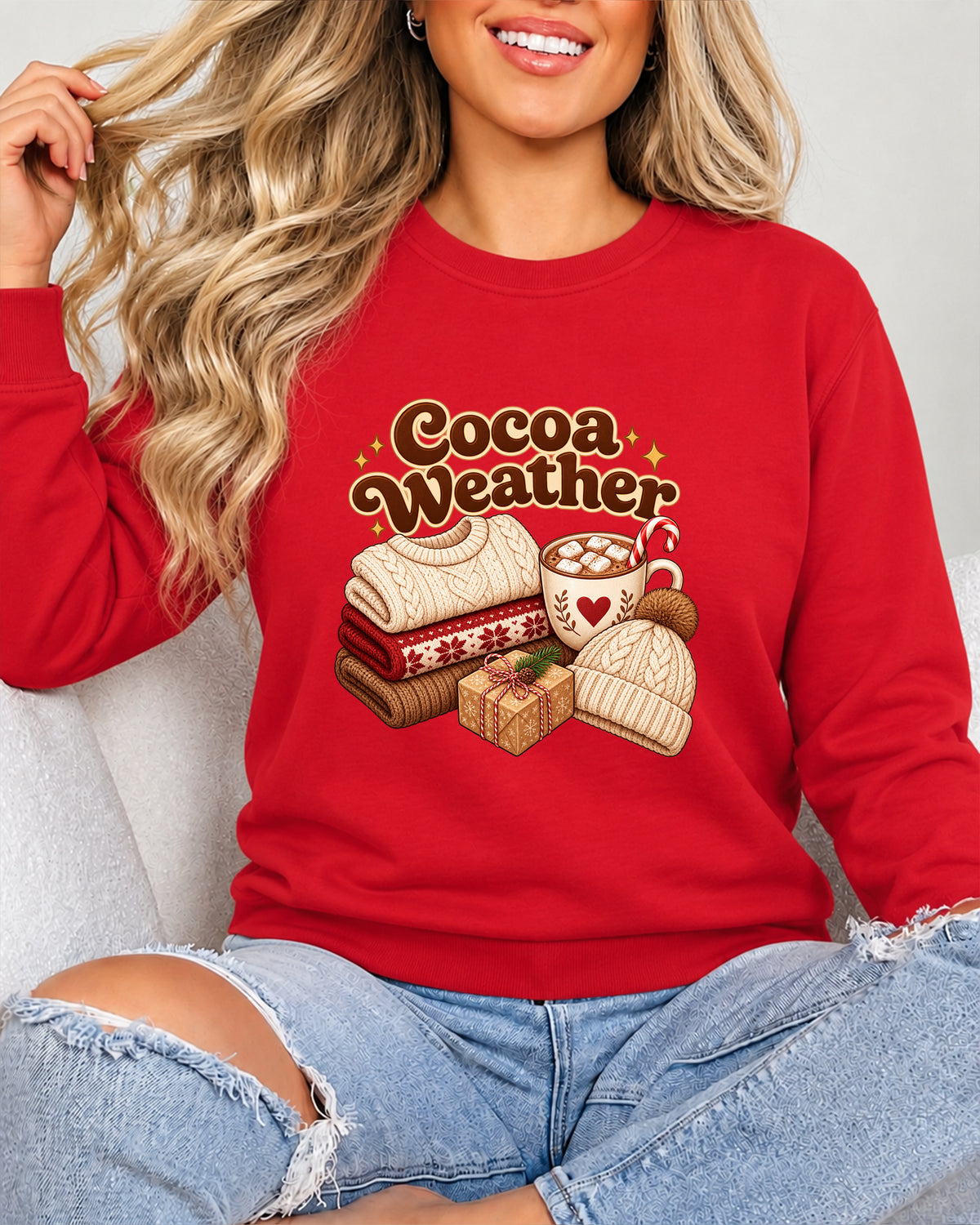Bluză Damă Cocoa Weather Roșu - Unseen