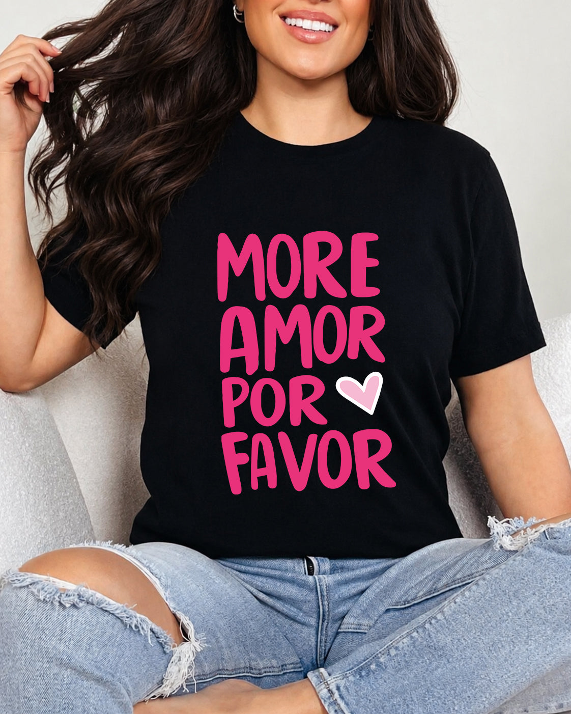 Tricou Dama Amore Negru