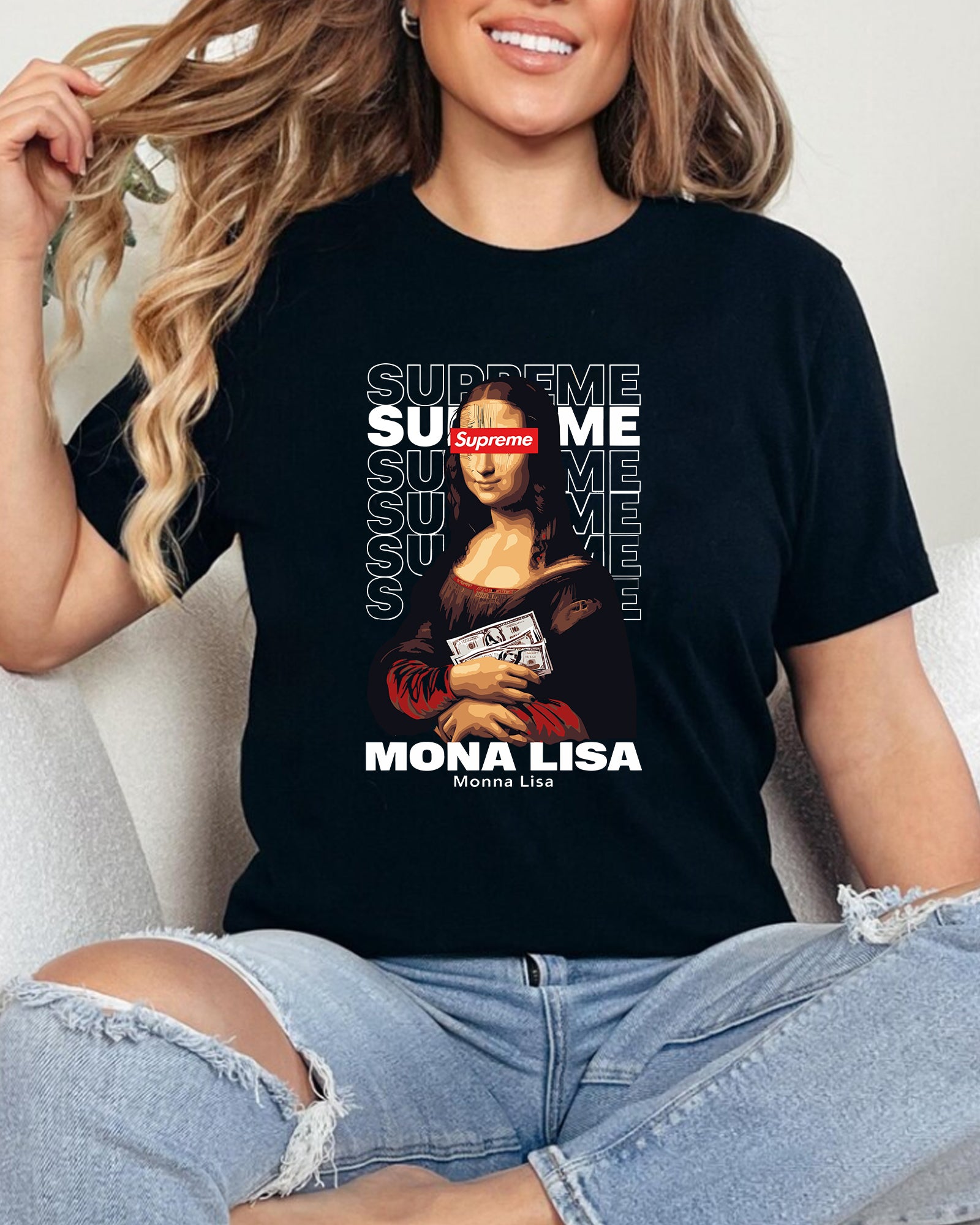 Tricou dama Urban Monalisa, negru