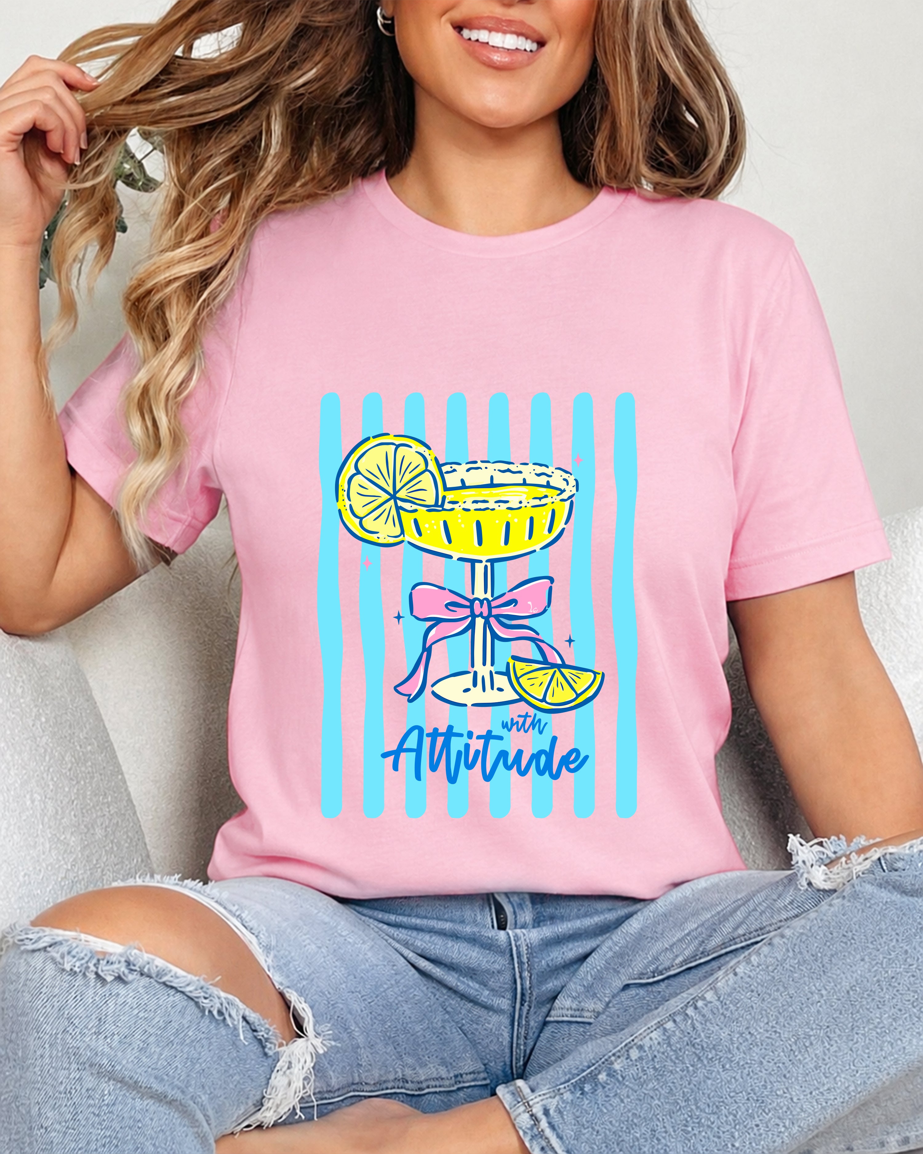Tricou Dama Attitude Roz