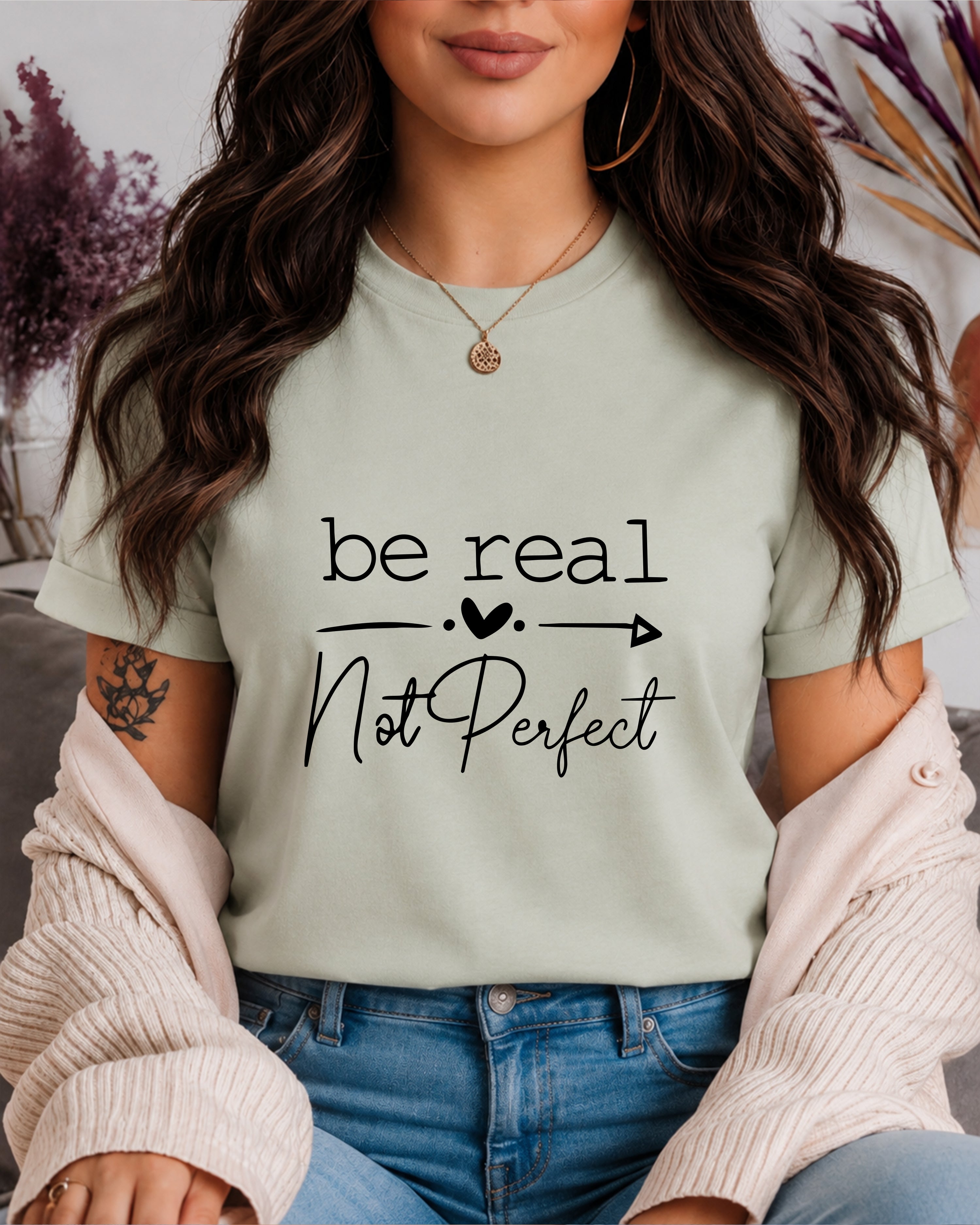 Tricou Dama Be Real Verde