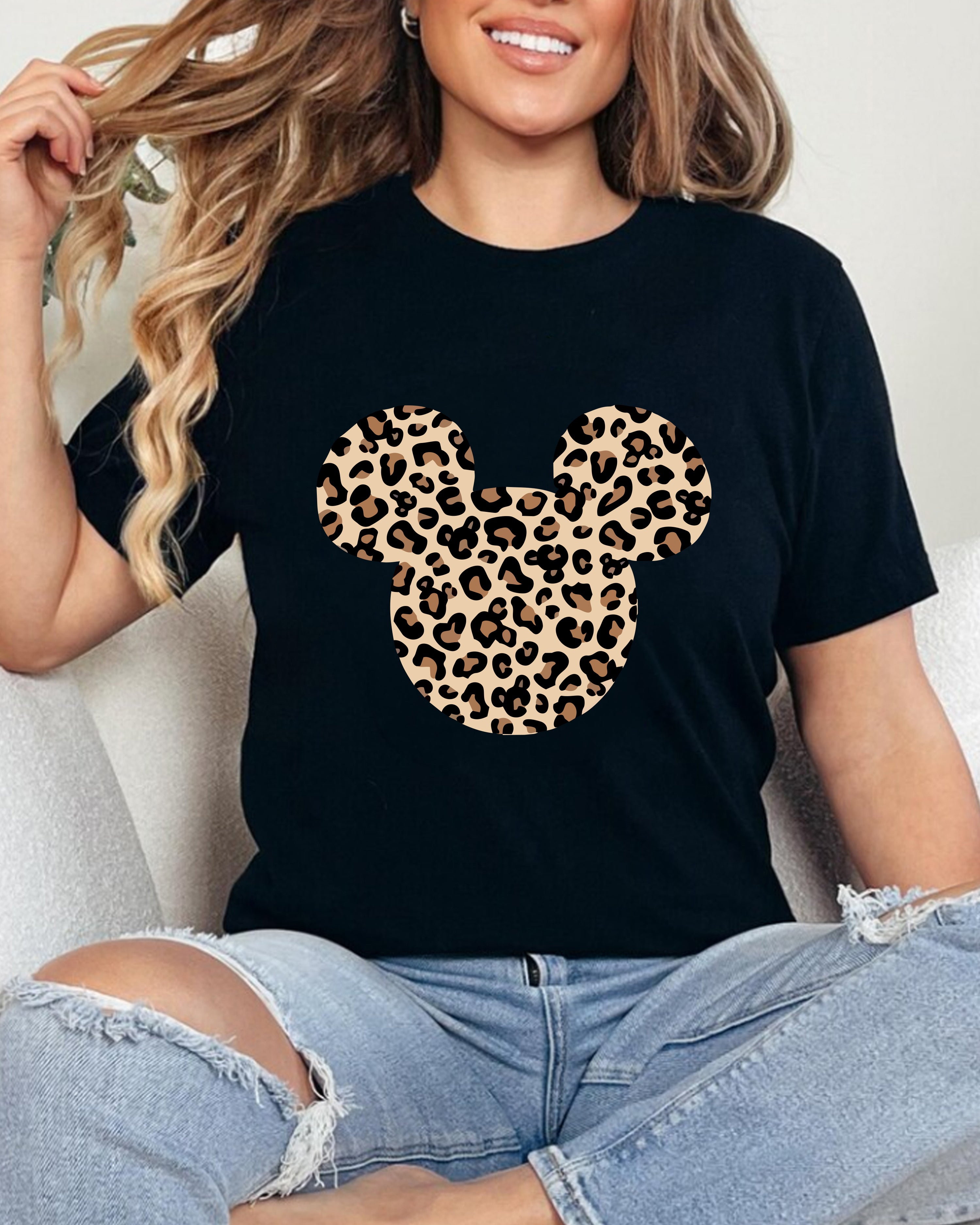 Tricou Dama Mickey Negru