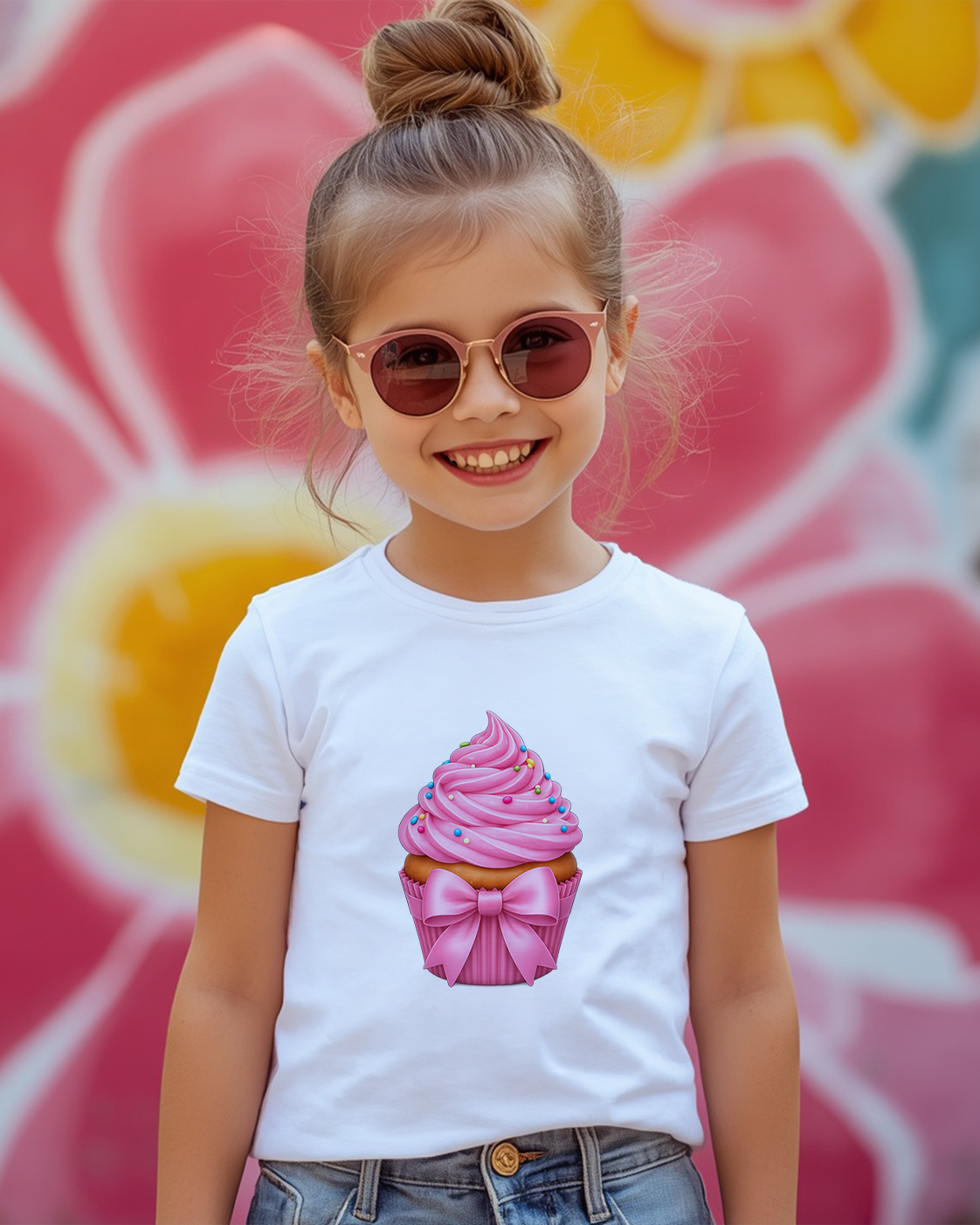 Tricou Copii Cupacke Alb