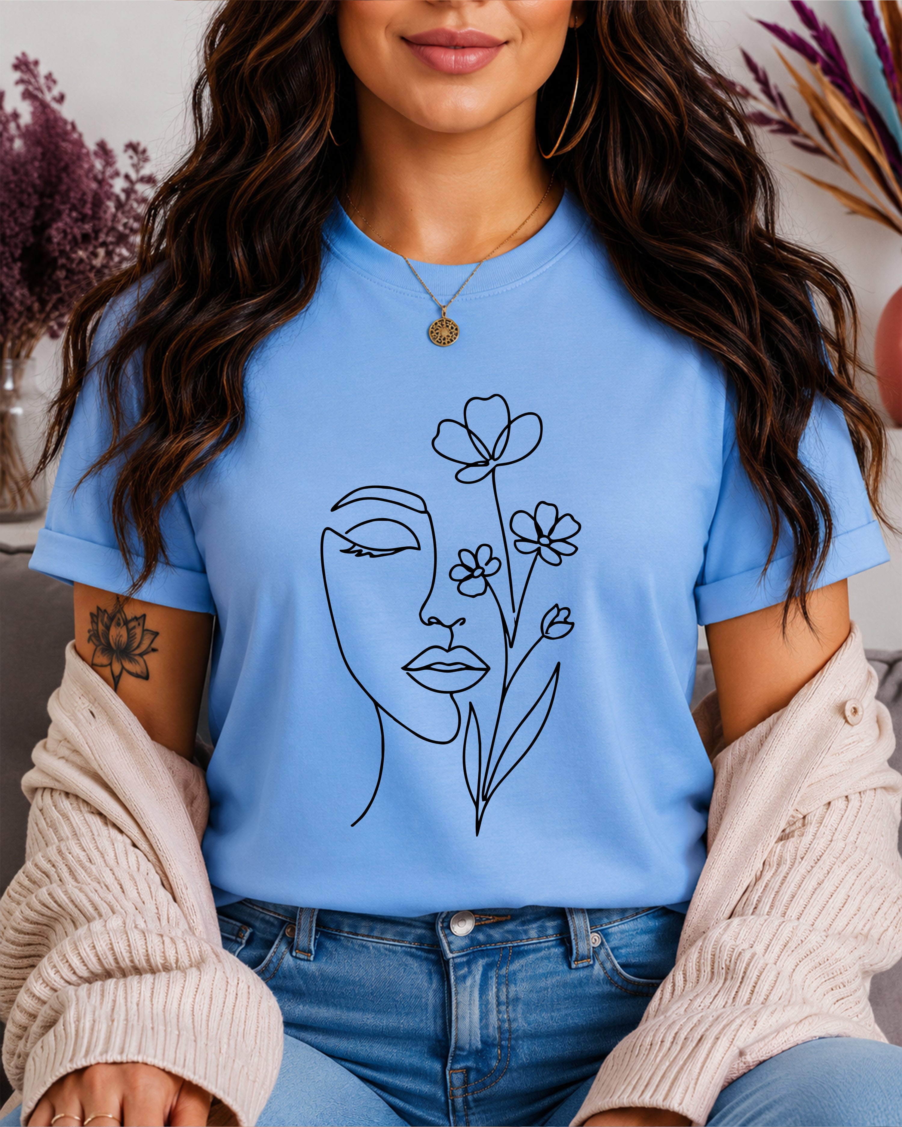 Tricou Dama Woman Albastru