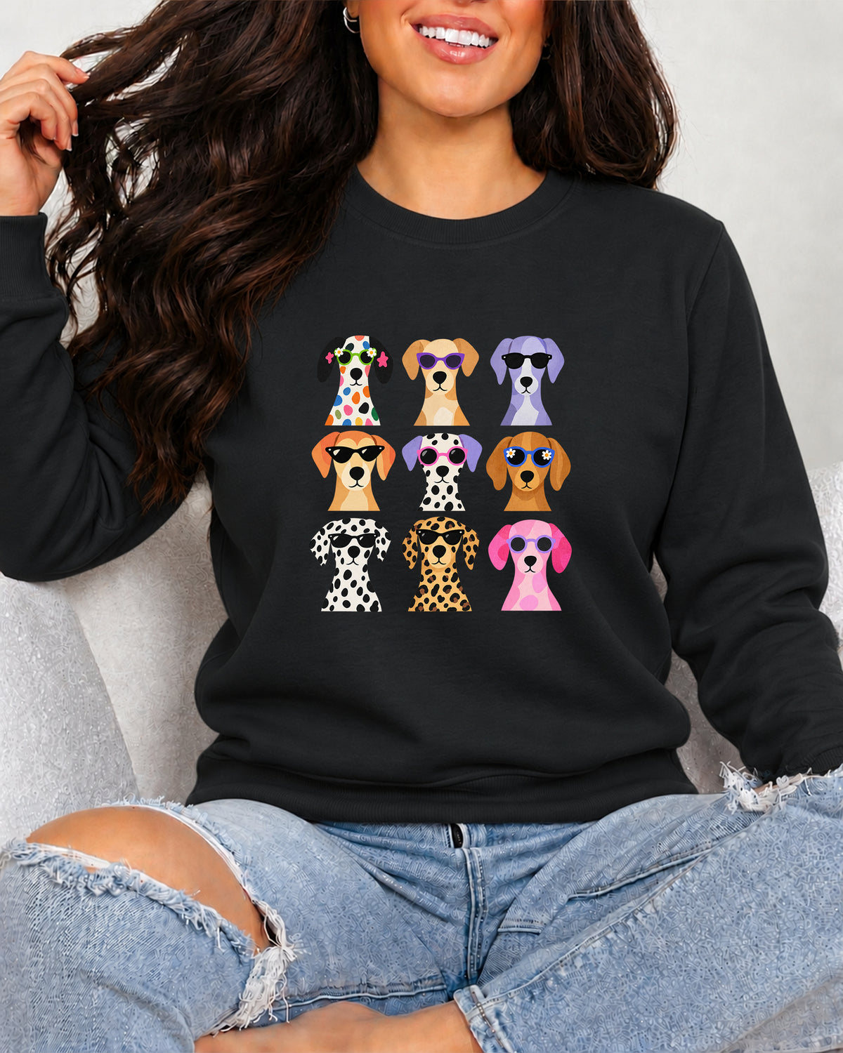 Bluză Damă Cool Dogs Negru - Unseen