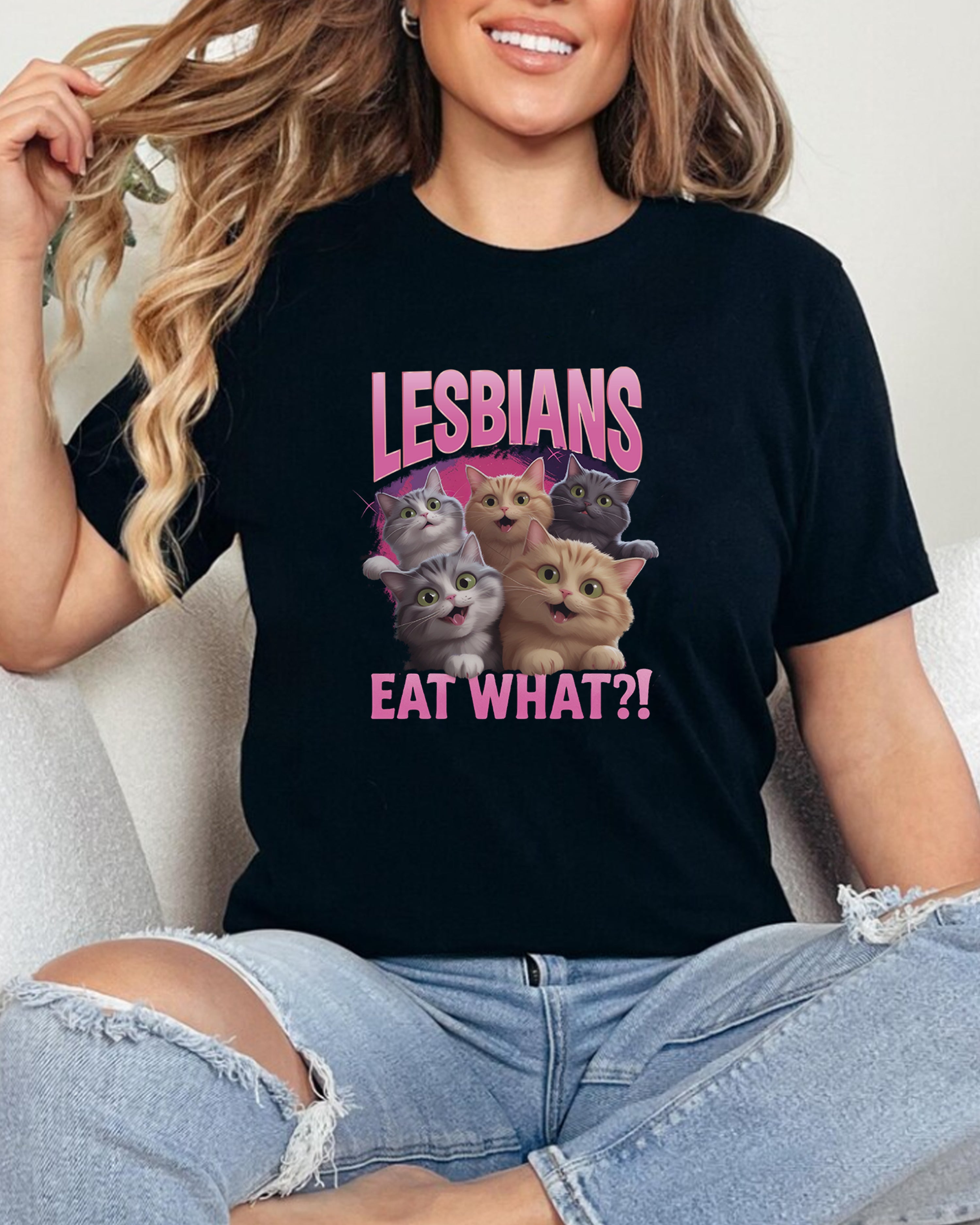 Tricou dama Feminist Power, negru