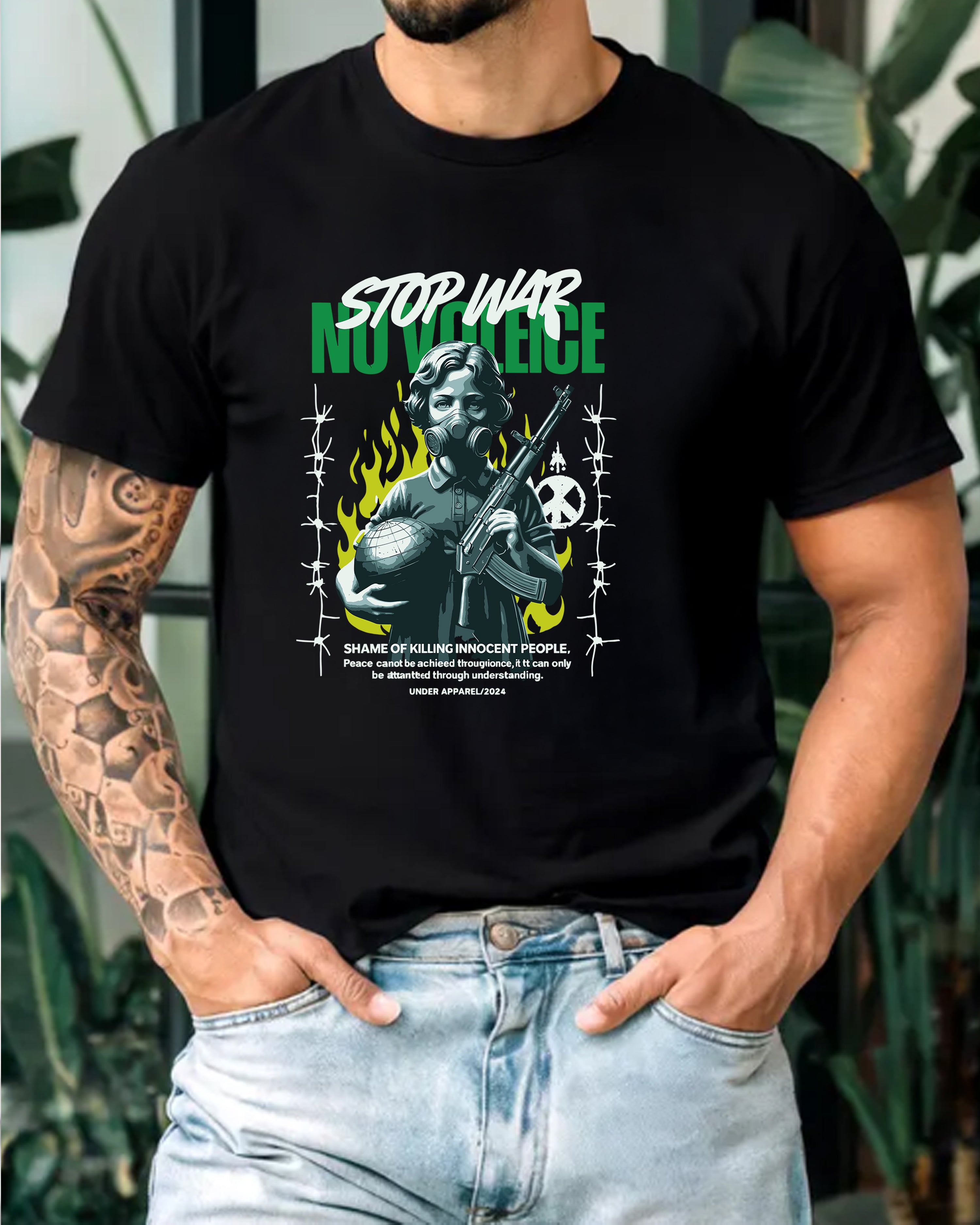Tricou barbat No Voleice, negru