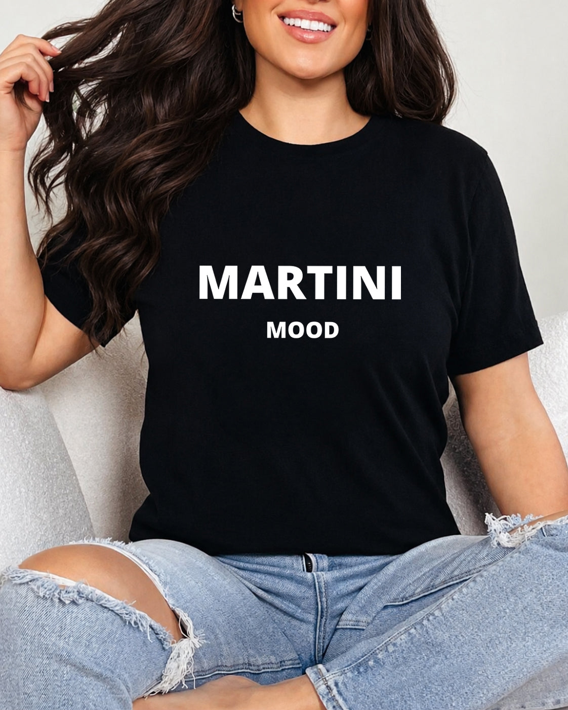 Tricou Dama Martini Mood Negru